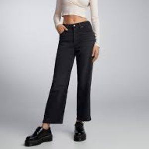 Levi's Ribcage Straight Ankle Jeans, Black, Like New, Size 29